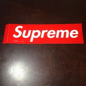 Supreme box logo sticker